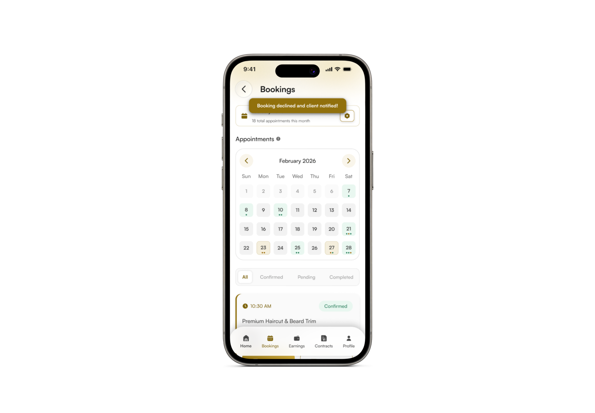Barber Schedule